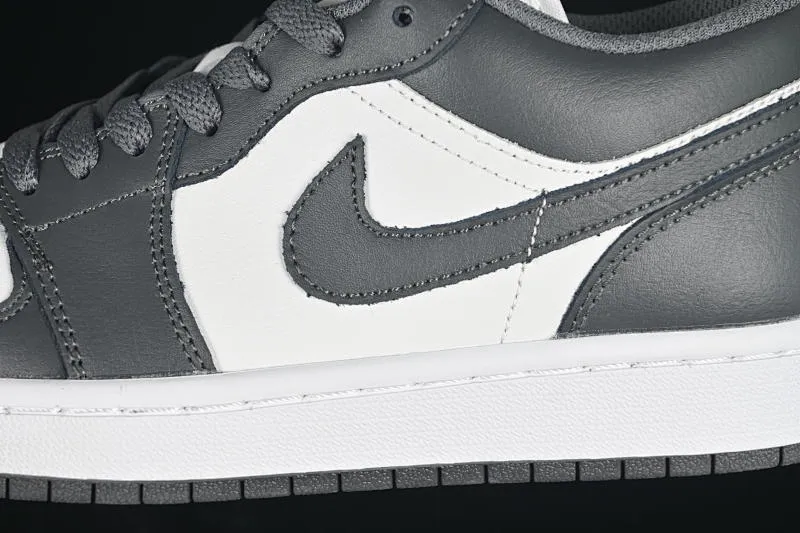 All categories Air Jordan Jordan series basketball shoes Air Jordan 1 Low Air Jordan 1 Low AJ1 Joe 1 white and gray color low-top cultural and casual sneakers 553558-044